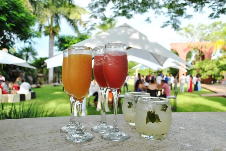 Banquete y bebidas